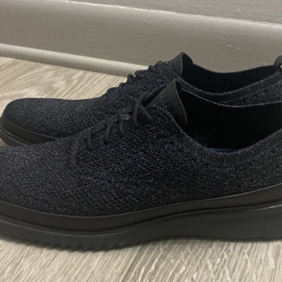 Cole Haan 2zerogrand Oxfords Knit Black 